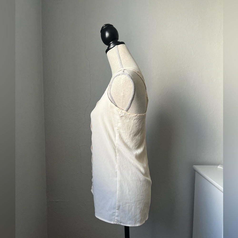 Lush Tuxedo Cream Color Tank Size S - Picture 8 of 8